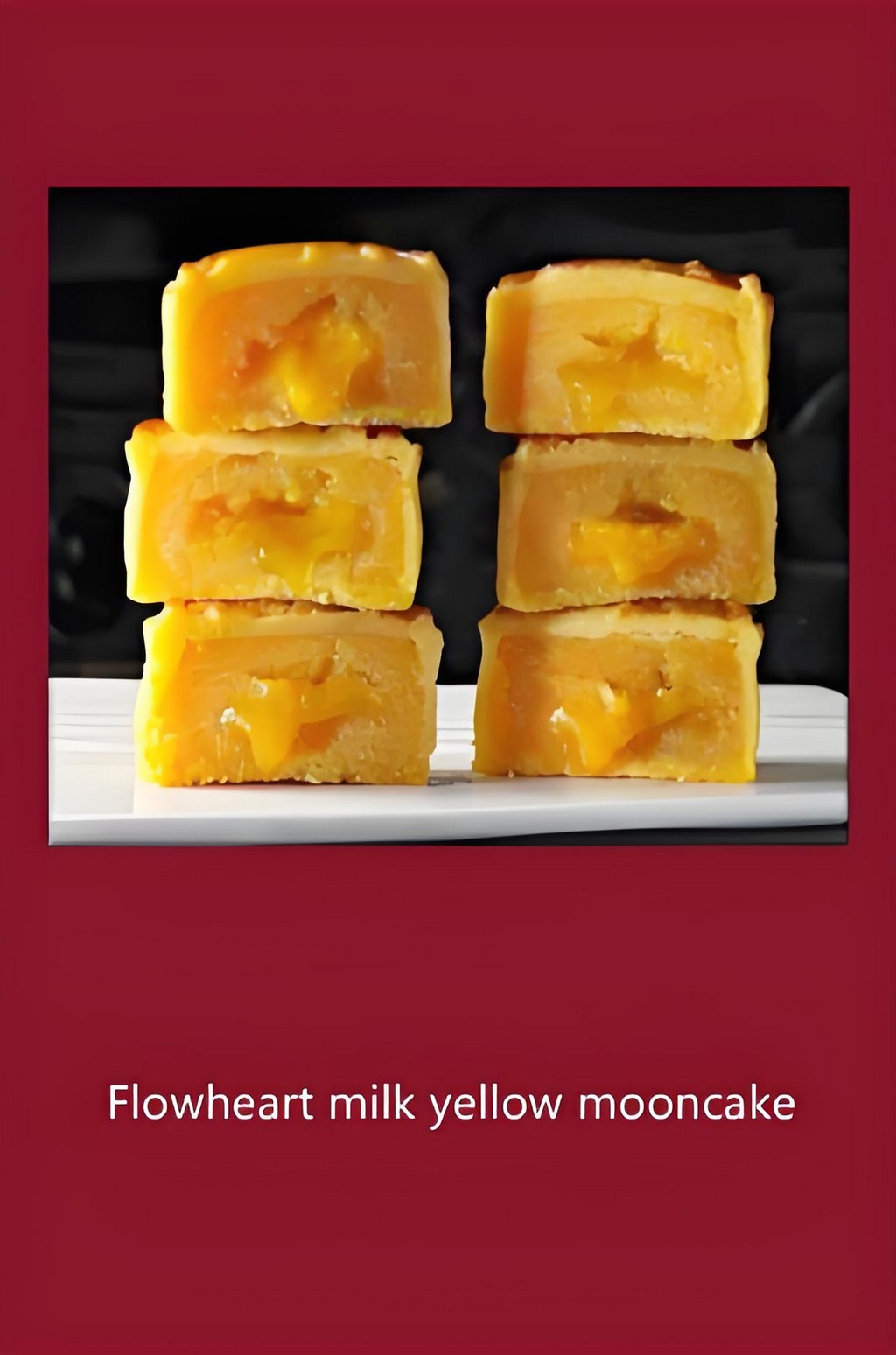 Flowheart milk yellow mooncake