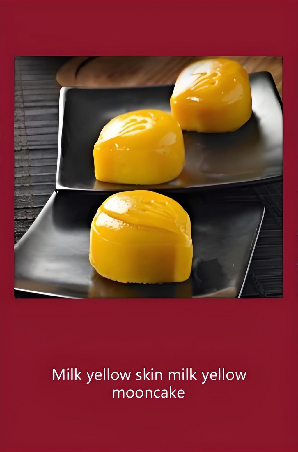 Milk yellow skin milk yellow mooncake