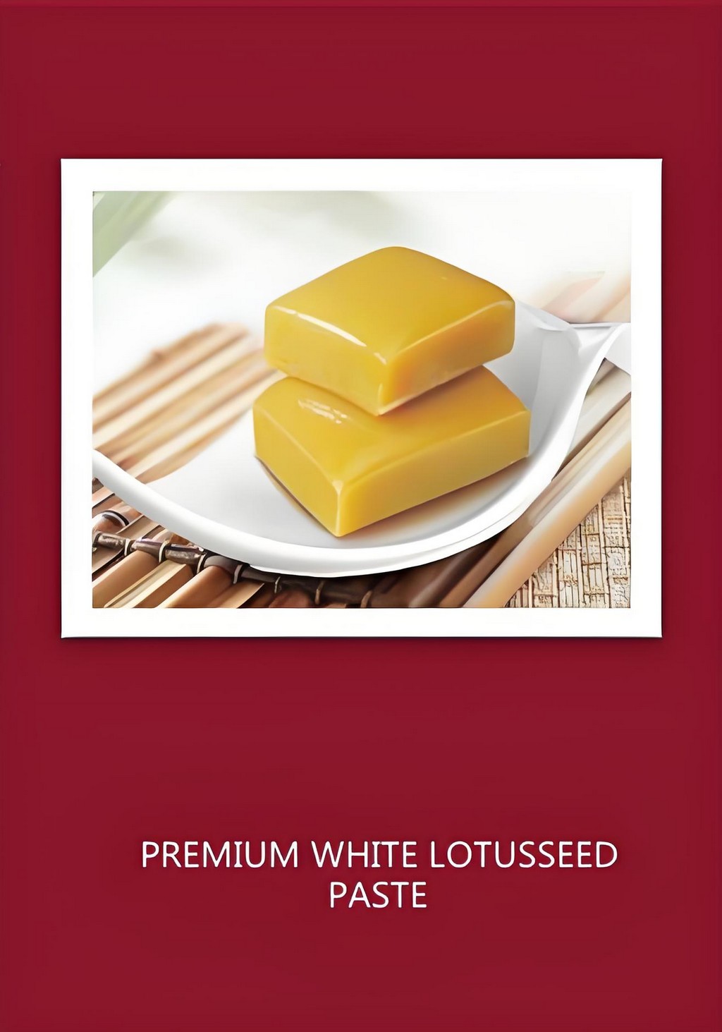 Premium white lotusseed paste