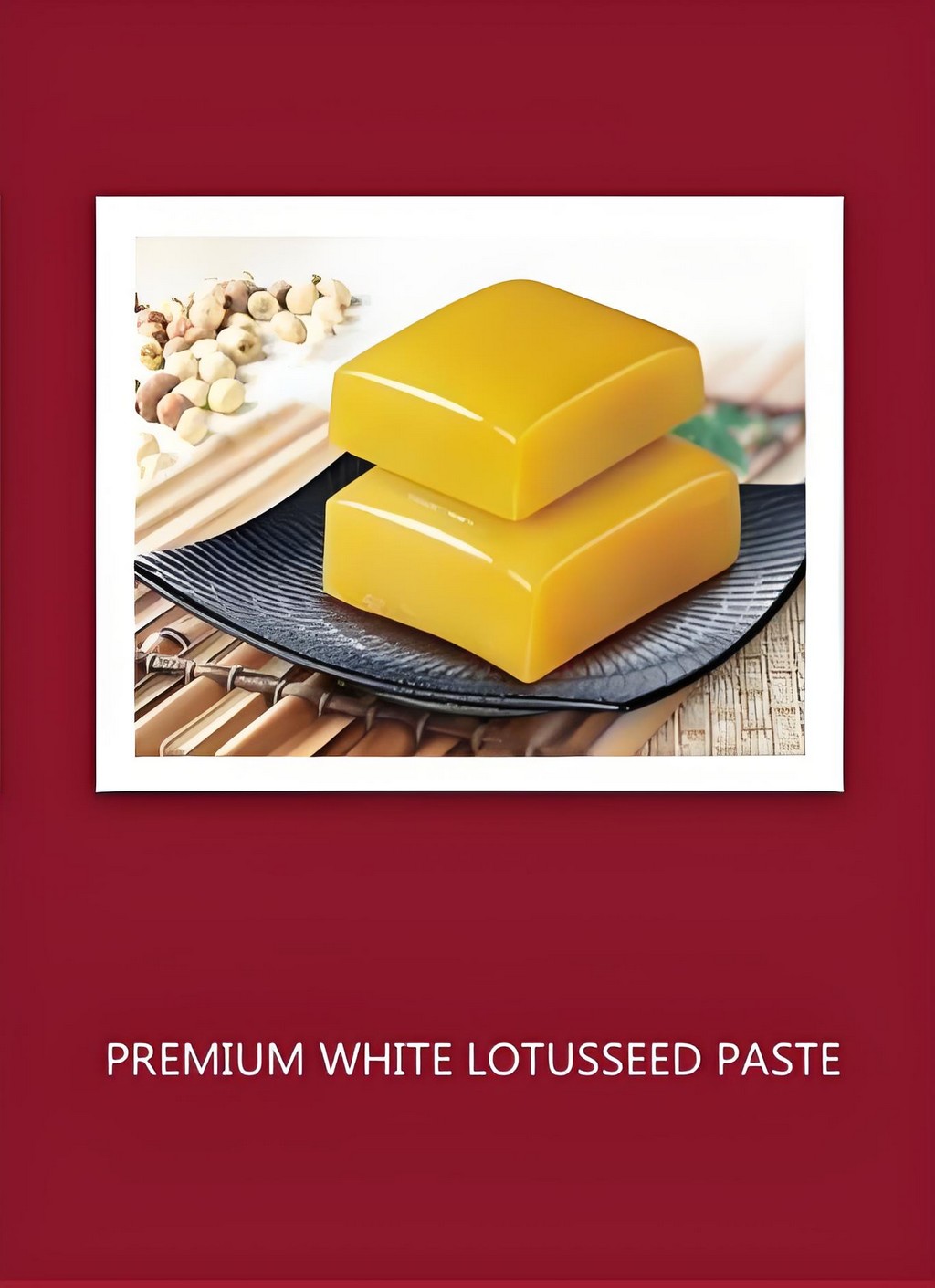 Premium white lotusseed paste