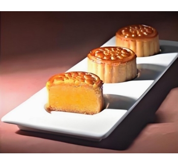 rose skin and golden sands Mooncake